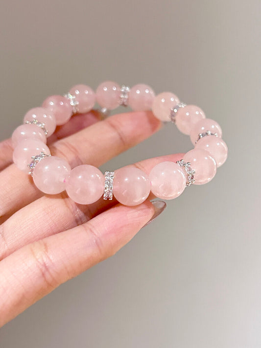 Pink crystal bracelet, the god of love has descended