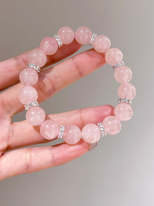 Pink crystal bracelet, the god of love has descended