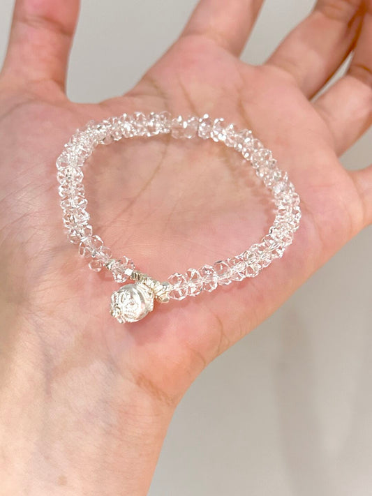 浄体白水晶ブレスレットで心を浄化